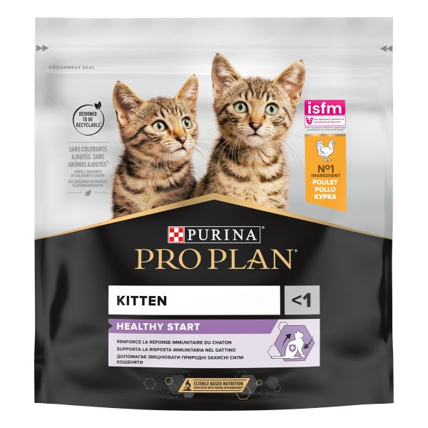 Hrana uscata pentru pisici, Purina Pro Plan, Kitten cu Pui, 400 gr