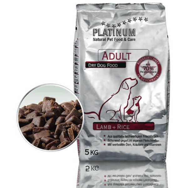 Platinum Natural Adult Miel si Orez, 5 kg