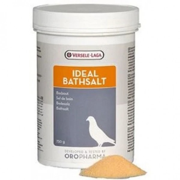 Sare de baie portocalie pentru porumbei Oropharma, Ideal Bathsalt, 1 kg