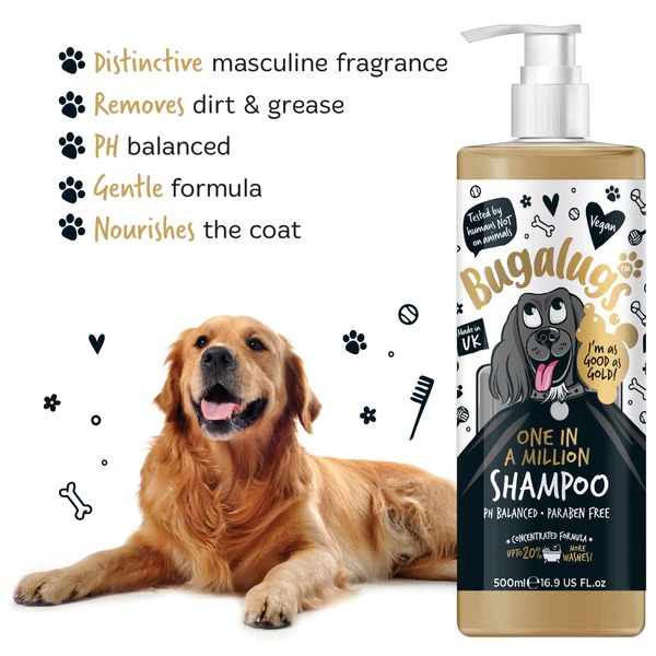 Sampon pentru caini, Bugalugs One in a Million, 250 ml