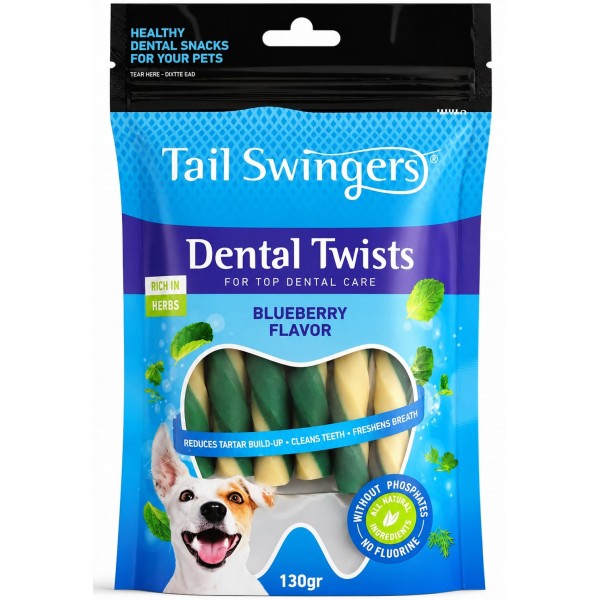 Snacks Dental cu Coacaze pentru Caini, 130 gr 