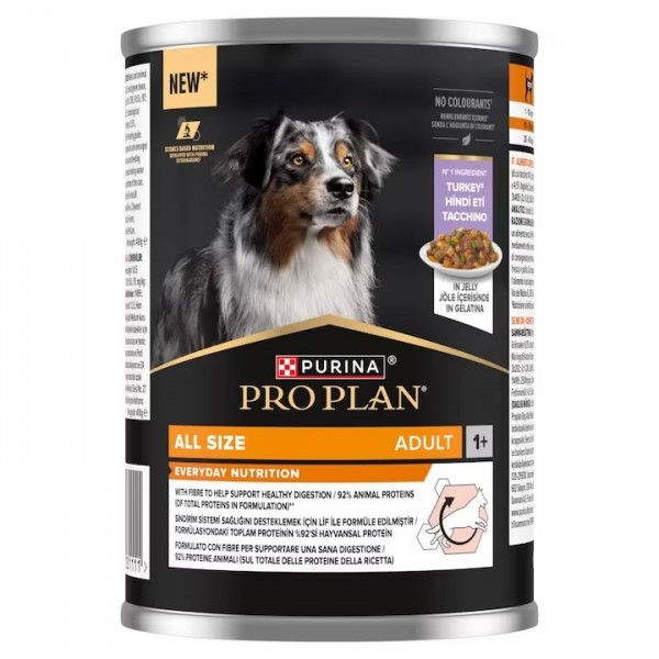 Hrana Umeda Pentru Caini, PURINA Pro Plan Everyday Nutrition Curcan in Jeleu, 400 gr