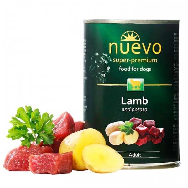 Hrana umeda pentru caini, Nuevo, Miel, conserva 400 gr