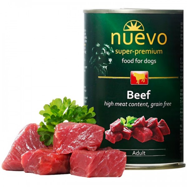 Hrana umeda pentru caini, Nuevo Vita, conserva 400 gr