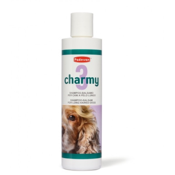 Șampon-balsam pentru câini cu păr lung, Padovan Charmy 3, 250 ml Șampon-balsam pentru câini cu păr lung, Padovan Charmy 3, 250 ml