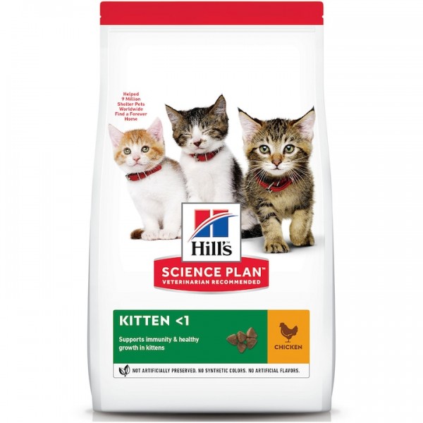 Hrana Uscata Pentru Pisici, Hills Kitten cu Pui, 1,5 kg Hrana Uscata Pentru Pisici, Hills Kitten cu Pui, 1,5 kg